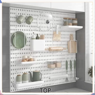 TOPABC Diy Rack De Armazenamento , Acessórios De Pegboard Suportes De Plástico , Parede Sem Furos Montados Na