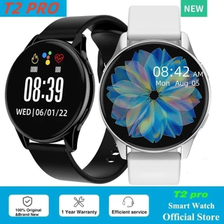 T2 Pro Smart Watch NFC Round Bluetooth Chamada De Monitoramento Da Saúde Smartwatch Homem Mulher Relógios De Fitness Esportivo