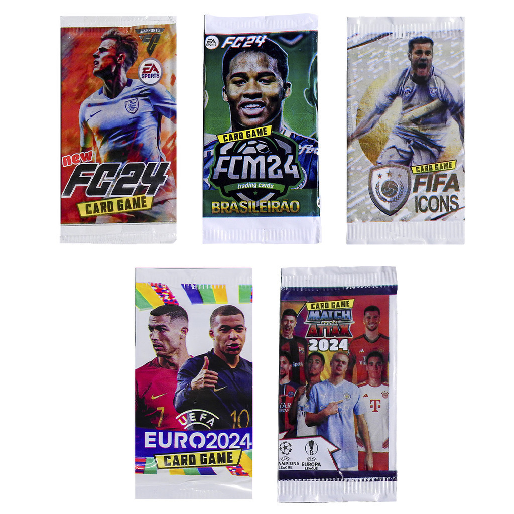 KIT 200 CARDS SORTIDOS DE FUTEBOL - FIFA, FIFA ICONS, BRASILEIRÃO ...