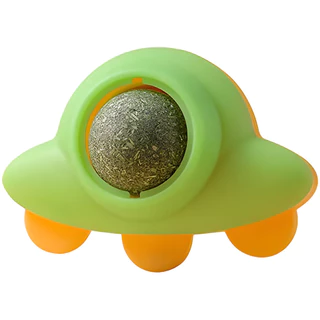  Bola de Catnip em Formato de Nave Espacial Gatinho