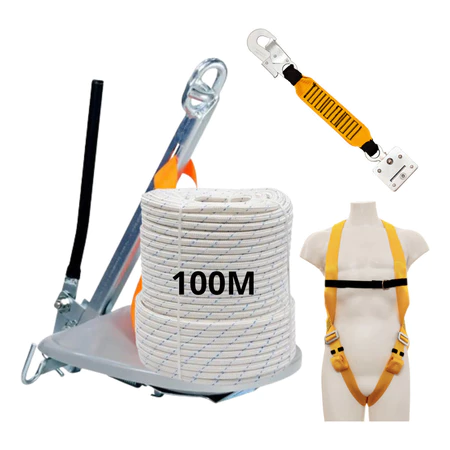 Cadeirinha Pintura 100m Corda C/ Art Segurança Itens