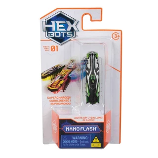 Brinquedo Sensorial Nano Flash Preto e Verde - Hexbots
