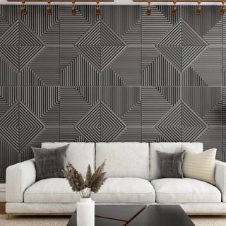 4 Placas Decorativas 3d Auto Relevo Parede