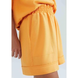 Shorts Feminino Cintura Alta Com Linho Hering