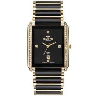 Relógio Technos Feminino Ceramic Dourado - GN10AY/9P