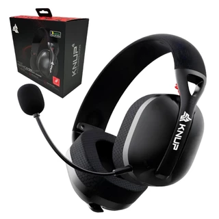 Headset Gamers Fone de Ouvido com Microfone Gamer Sem Fio Bluetooth Wireless Super Leve 175g Preto