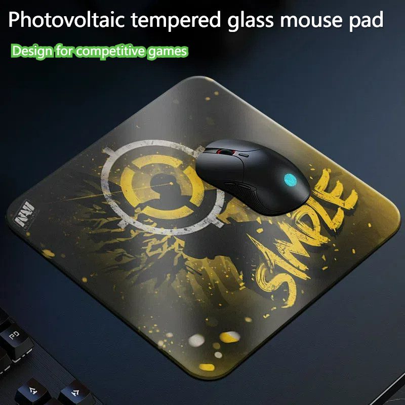 Mouse Pad de vidro temperado fotovoltaico para jogos CSGO Gaming ...
