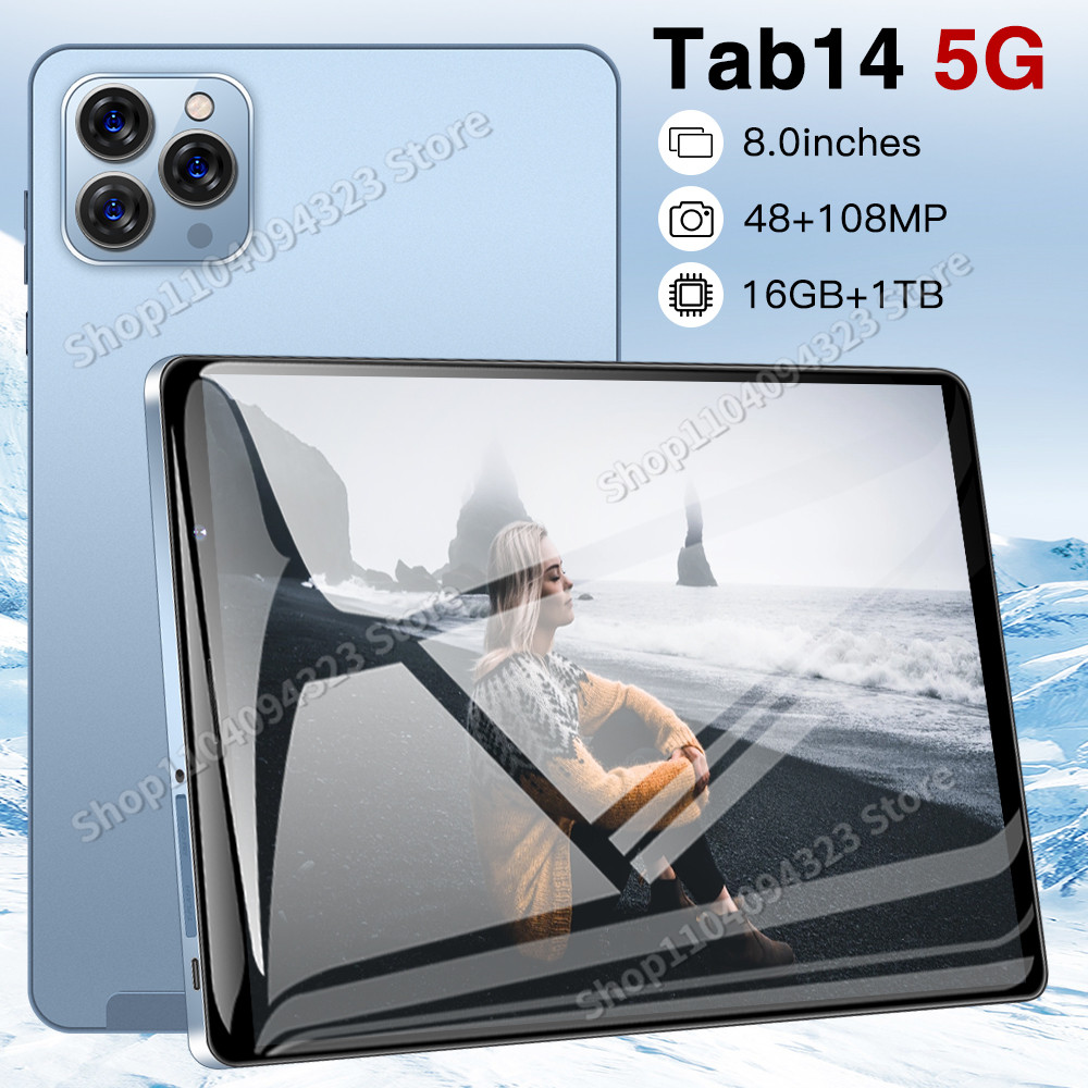 2024 Original Tab 14 Tablet PC 8 Polegada Android 40cm 9000 8800mAh ...