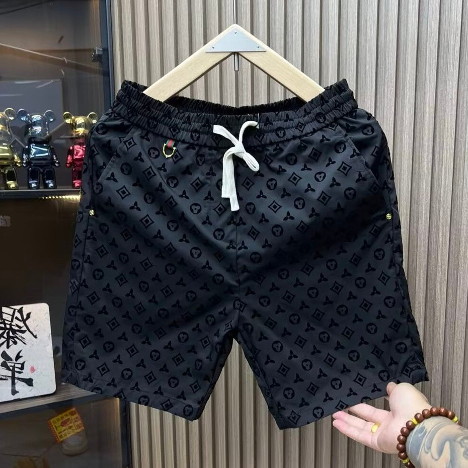 Homens Reunindo-se Versão Tridimensional Coreana Homens Curtos Reunindo-se Versão Tridimensional Coreana Moda Praia Shorts de cinco pontos dos homens