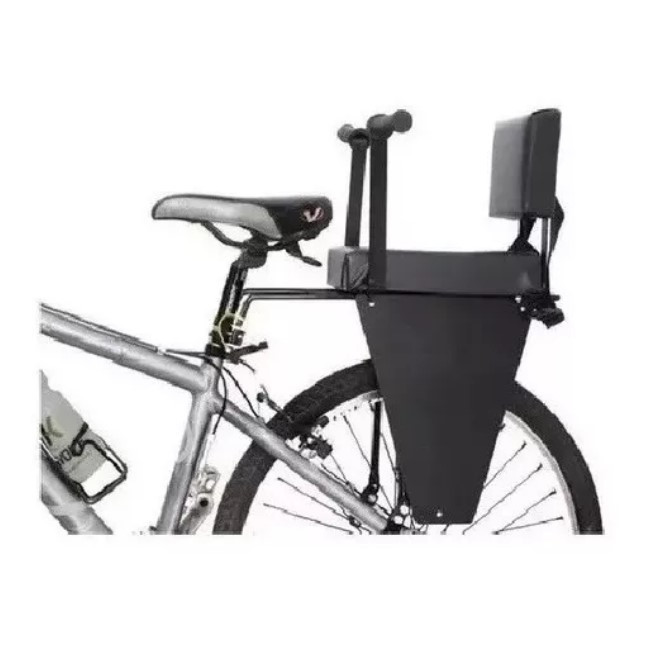 Cadeirinha Traseira para Bicicleta bike Aro 26 e 29 + Bagageiro em ...