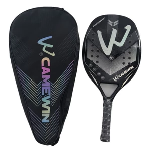 Raquete de Tênis de Praia Kit de Armação de Carbono Tenis Feminino Masculina Popilar Soft Profissional Iniciante Fishion