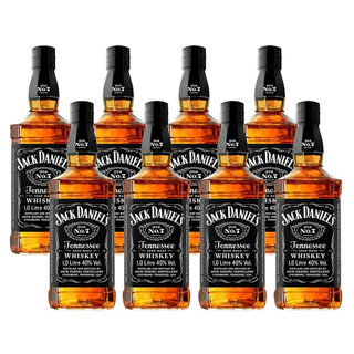 Jack Daniels Old No. 7 Tennessee Whiskey 1L 8 Unidades