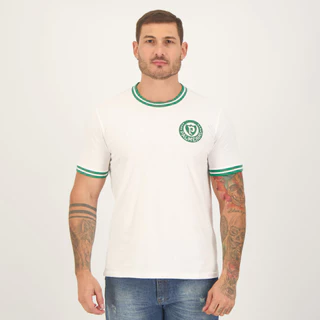 Camisa Palmeiras Retrô 1973 Branca e Verde