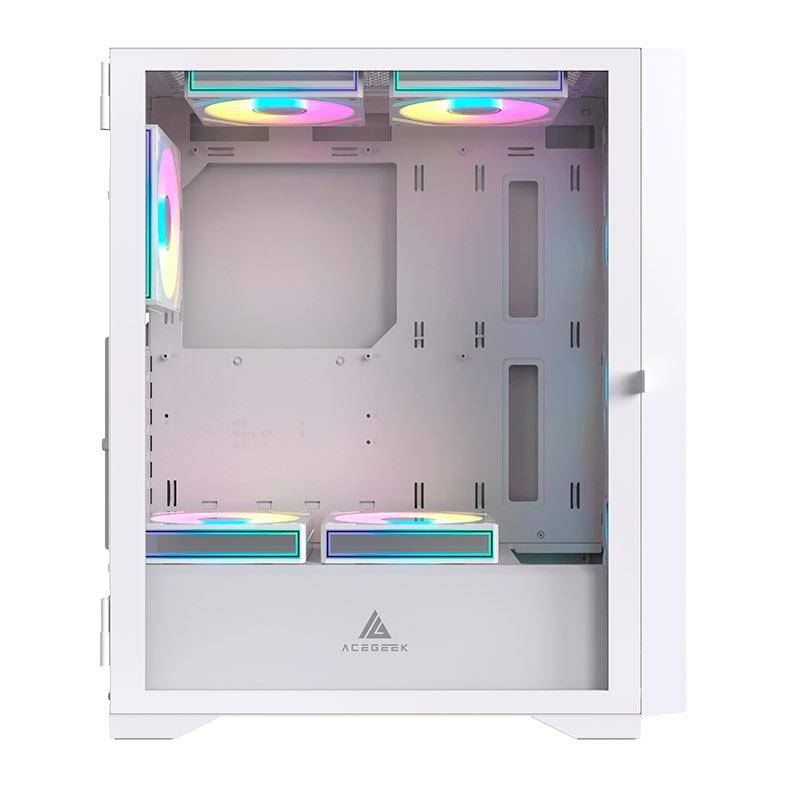 Gabinete Gamer Acegeek Shield D440, Mid-Tower, Lateral de Vidro
