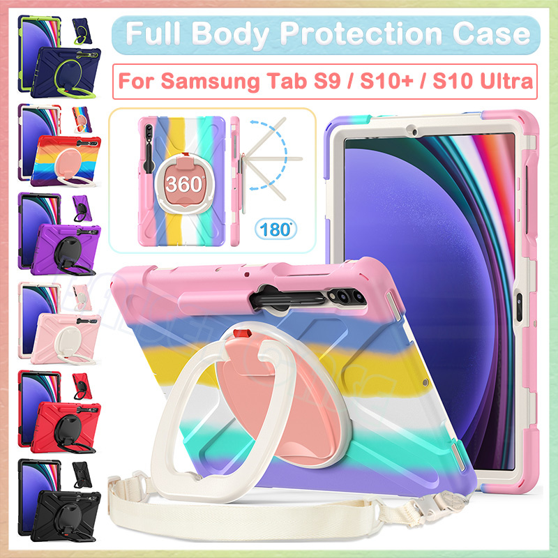Para Samsung Tab S7 S8 S9 S9FE S7FE S7 + S8 + S9 + S10 Ultra S9 S10 360