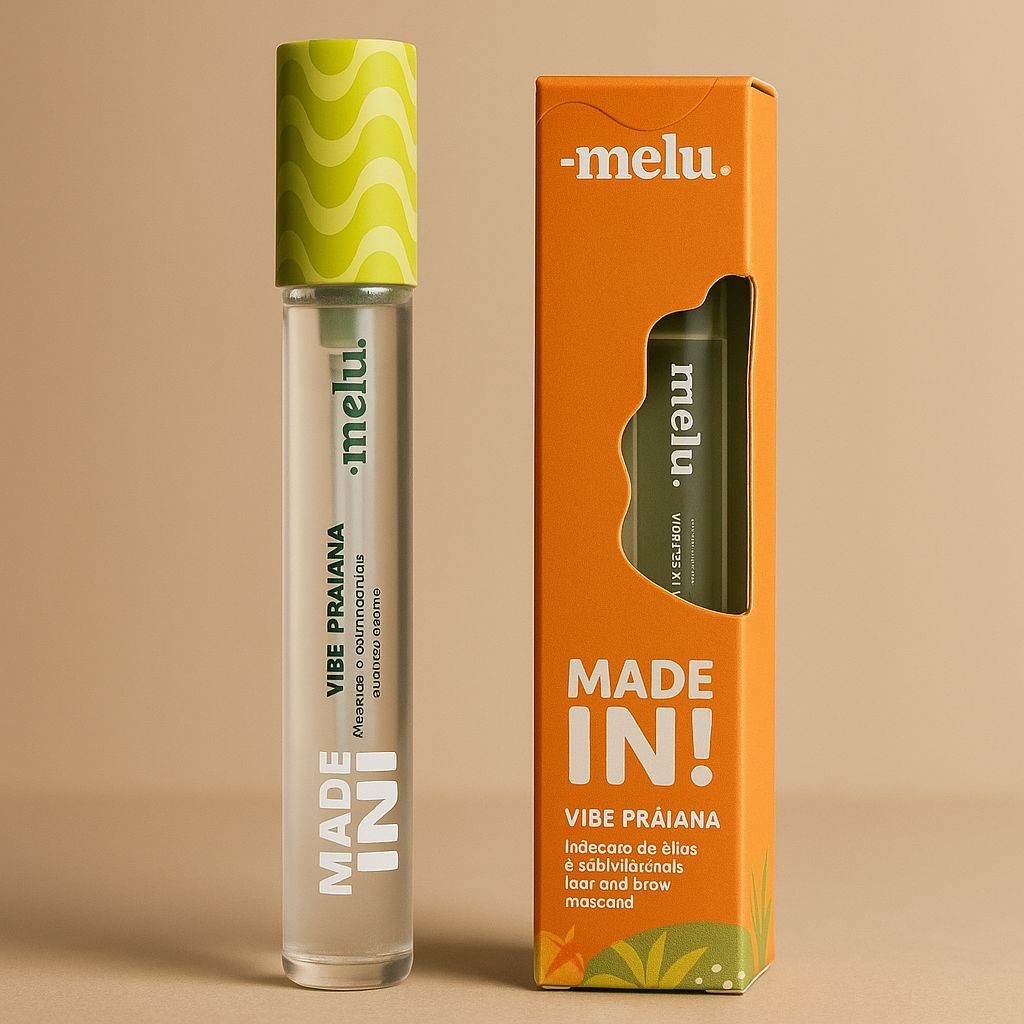 Made In By Melu Mascara para cilios Incolor Vibe Praiana | Shopee