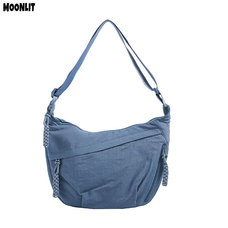 Nova Bolsa Transversal De Nylon Repelente De Água Para Mulheres