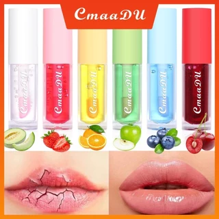 CmaaDu 6 Color Fruit Moisturizing Change Set Lip Gloss , Batom Natural À Prova D'água Duradouro Copo Antiaderente Não Desaparece