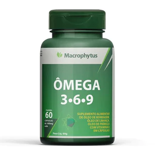 Ômega 3-6-9 60 Cápsulas - Macrophytus