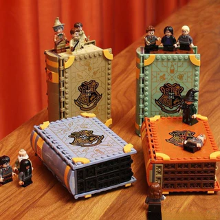 HARRY POTTER MAGIC BOOK DEFORMAÇÃO DO LIVRO MÁGICO MEDICINA MÁGICA FEITIÇO HERBAL CLASSE COMPATÍVEL BLOCOS DE CONSTRUÇÃO LEGOED MONTAGEM DE BRINQUEDOS