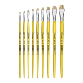 Pincel Chato Lixado Tecido Condor 454- 0,2,4,6,8,10,12,14,16