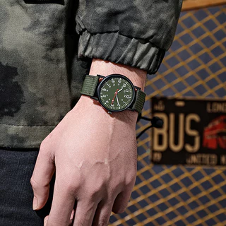 Relógio Luminoso De nylon Trançado Para Homens Esportivo De Lazer YL021