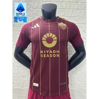 2024-2025 Edição do Jogador | Serie A Italiana League | Rome Football Club pode personalizar camisas de futebol em casa
