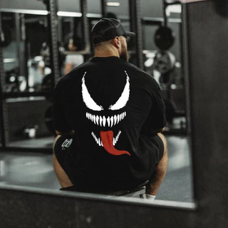 Camiseta Academia V E N O M Estampa Lançamento Akurva Moda Fit Camisa 100% Algodão Lançamento