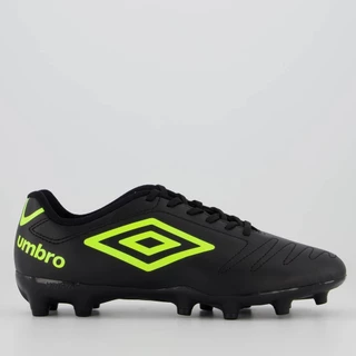 Chuteira Umbro Class Campo Preta e Verde