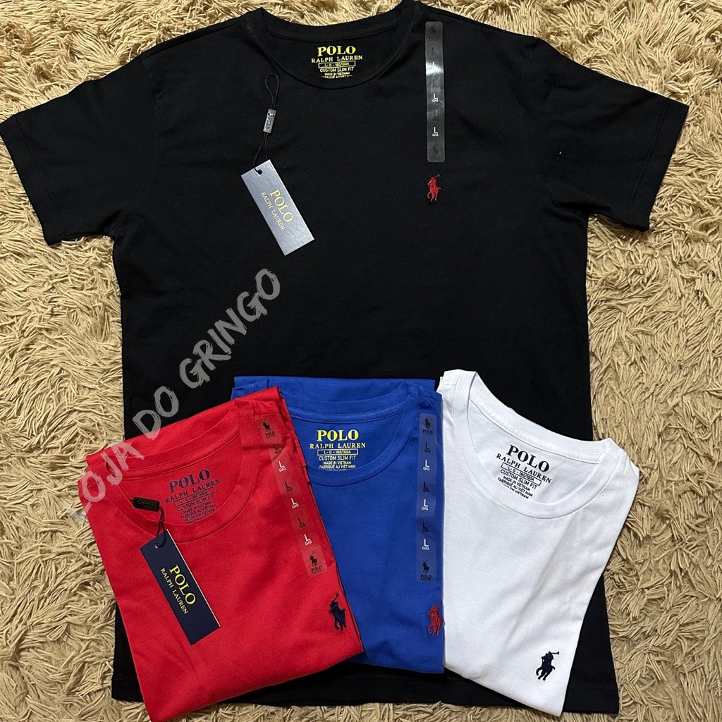 Camiseta Básica Masculino Premium Algodao