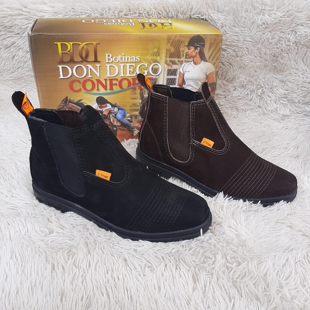 Bota Don Diego - Botina Unissex Vaqueiro 100% Original | Shopee Brasil