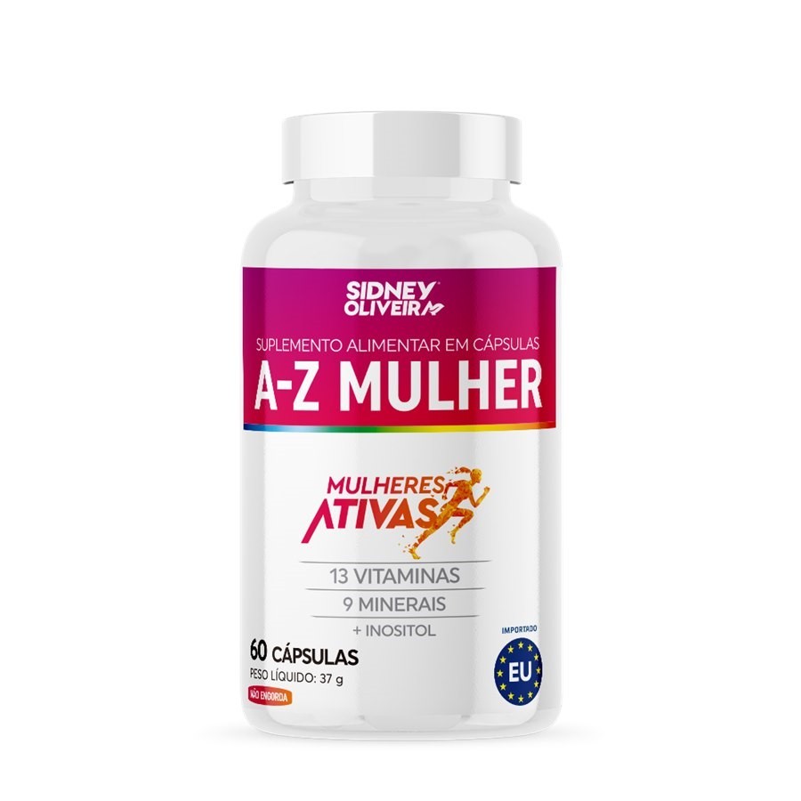 A-Z MULHER MULHERES ATIVAS 60 CAPSULAS UNIAO EUROPEIA SIDNEY