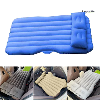[LBY] Colchão De Ar Inflável Para Carro Cama Deflação Rápida Superfície Flocada Design Dobrável Bomba Elétrica Fácil De Transportar Com Travesseiros
