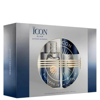 Kit The Icon Elixir Banderas Masculino - Eau de Parfum 100ml + Desodorante Spray 150ml