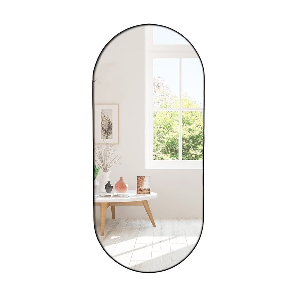 Espelho de Parede Decorativo Modelo Oval 50x110cm para Quarto Sala ...