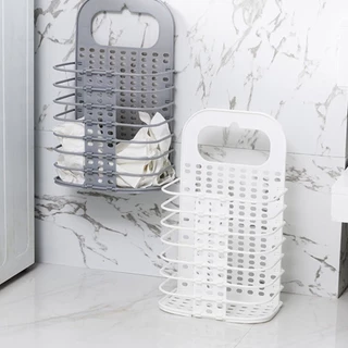 Cesto para Roupa Suja Dobrável De Parede Organizador Multiuso