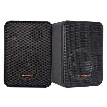 Kit 2 Caixa De Som Ambiente Hayonik Msb60n Line 4 Preto