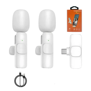 Conjunto de 2 microfones de lapela de transmissão Microfone sem fio TIPO C Apenas  marisa em Oferta na Shopee