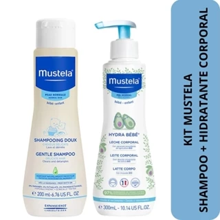 Kit Mustela Shampoo Infantil 200ml + Mustela Hydra Bebe 300ml
