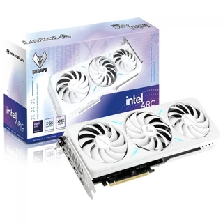 Placa De Vídeo Maxsun Intel Arc B580 iCraft, 12GB, GDDR6, Xe2, Ray Tracing, White
