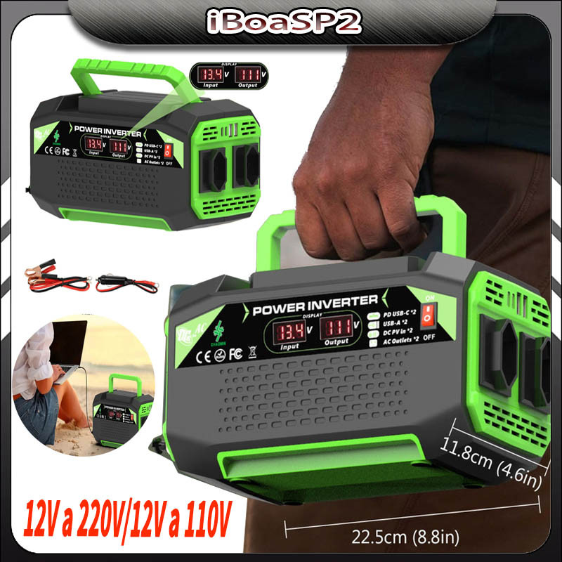 Inversor De Tensão 12V a 220V/12V a 110V Transformador