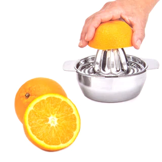 Espremedor De Laranja Limão Frutas Manual Em Aço Inox em Oferta na Shopee