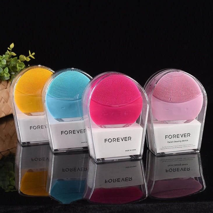 Esponja Facial Massageadora Manual Elétrica Cabo Usb Cores Forever pronto