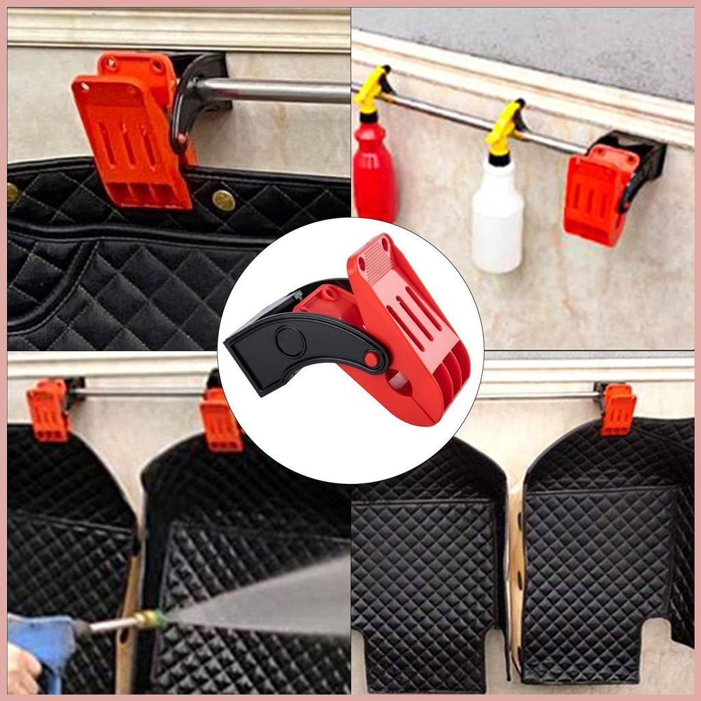 Suporte Para Tapete De Chão Lavagem De Carro Clipes Antiderrapante Limpeza De Tapetes Ferramentas De kernabr