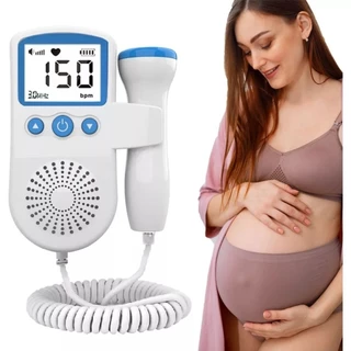 Monitor De Frequência Cardíaca Para Bebês Doppler Azul