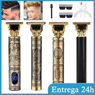 T9 USB Máquina De Cortar Aparador De Cabelo Profissional Barbeiro Barbeador