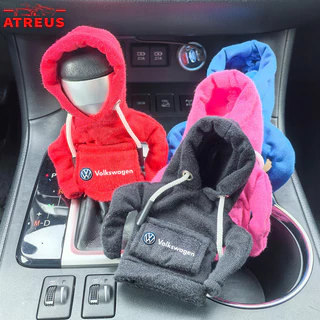 Volkswagen Tampa Da Alavanca De Câmbio Do Carro Hooded Sweatshirt Carro Gear Shift Knob Cover Car Shift Lever Decoração Para Volkswagen Golf Jetta Passat Tiguan Amarok Beetle VW Polo T-Cross Gol Saveiro Nivus Virtus Taos
