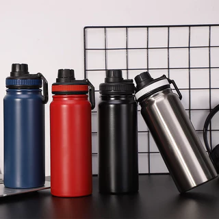 Garrafa 650ml Espacial Quente Frio Com Isolamento De Grande Capacidade