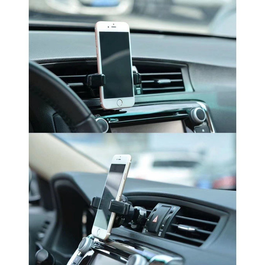 ANJ1004 Suporte Carro Veicular Celular Mecanico 360º Saída de Ar Automotivo