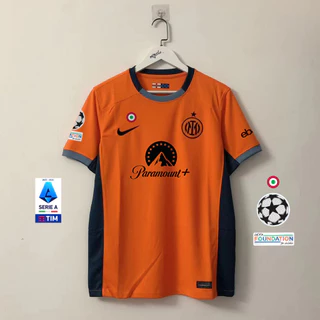 2023/24 Inter Milan 3a Versão Dos Fãs De Futebol De Jersey De Longa Distância
